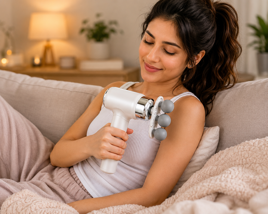 Blueidea BLD-100 Massage Gun – 9 Massage Heads | Multifunctional Full Body Massager