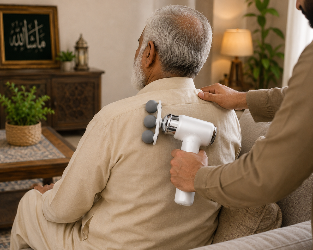 Blueidea BLD-100 Massage Gun – 9 Massage Heads | Multifunctional Full Body Massager